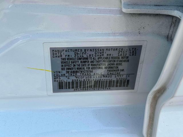 2022 Nissan Sentra S CVT