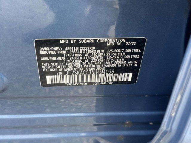 2022 Subaru Forester Base