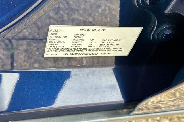 2022 Tesla Model Y Long Range