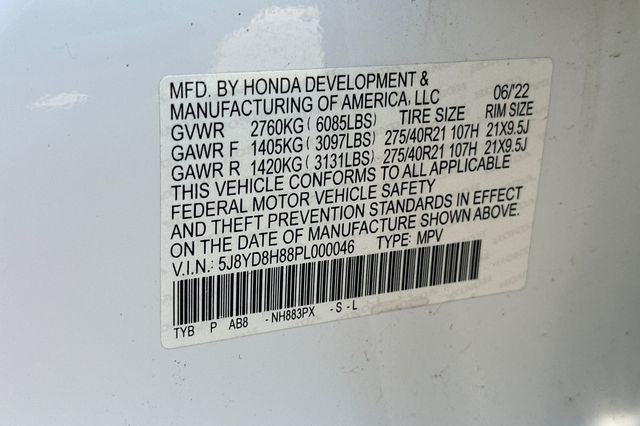 2023 Acura MDX Type S w/Advance Package