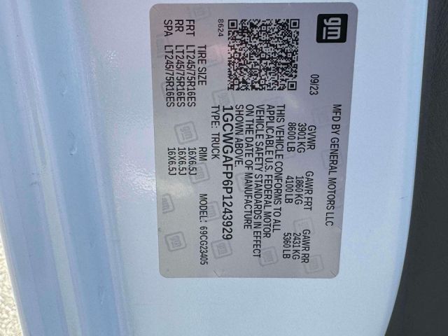 2023 Chevrolet Express Cargo Van RWD 2500 135 2023 Chevrolet Express Cargo Van RWD 2500 135