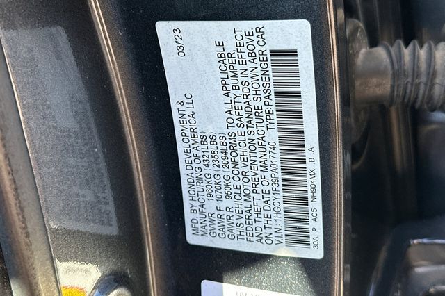 2023 Honda Accord EX