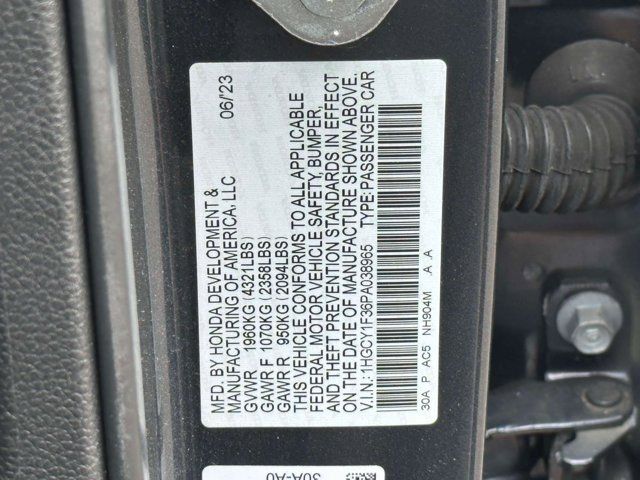 2023 Honda Accord Sedan EX