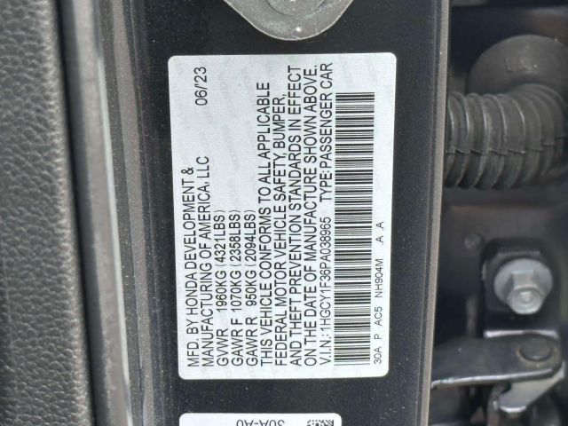 2023 Honda Accord Sedan EX CVT