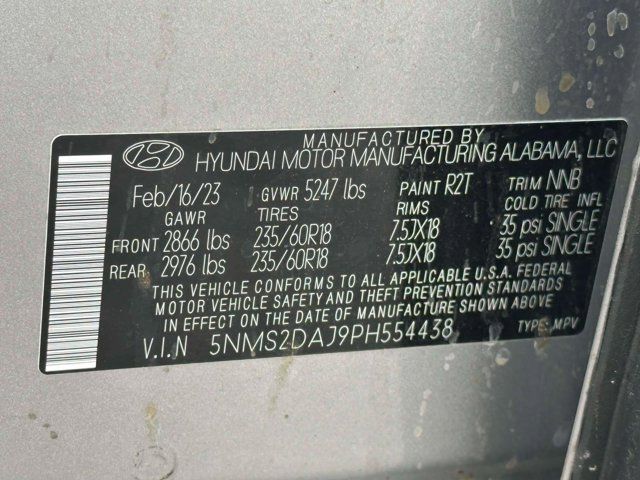 2023 Hyundai Santa Fe Hybrid Blue