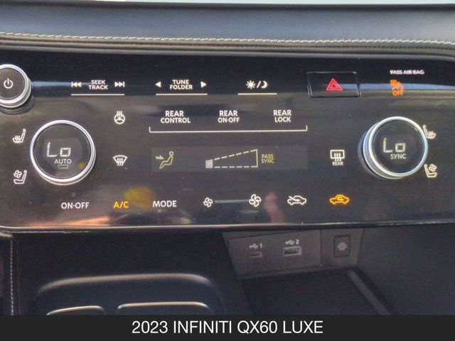 2023 INFINITI QX60 LUXE 2023 INFINITI QX60 LUXE