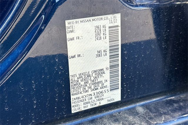 2023 Nissan Altima 2.5 SR