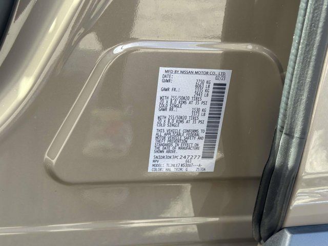 2023 Nissan Pathfinder Platinum 2023 Nissan Pathfinder Platinum