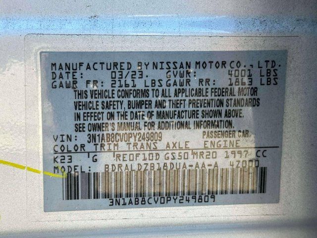 2023 Nissan Sentra SV 2023 Nissan Sentra SV