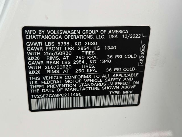 2023 Volkswagen Atlas Cross Sport 3.6L V6 SEL 4MOTION 2023 Volkswagen Atlas Cross Sport 3.6L V6 SEL 4MOTION