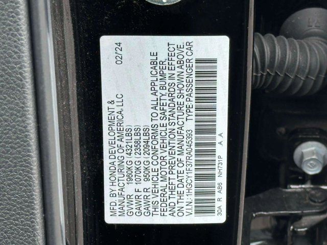 2024 Honda Accord Sedan EX 2024 Honda Accord Sedan EX