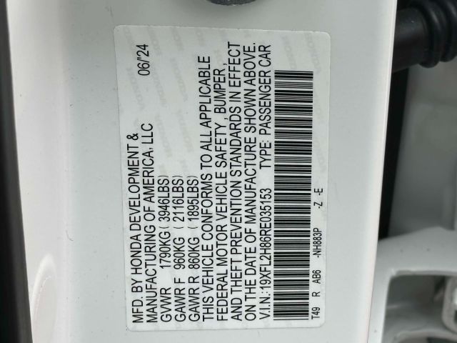 2024 Honda Civic Hatchback Sport CVT 2024 Honda Civic Hatchback Sport CVT