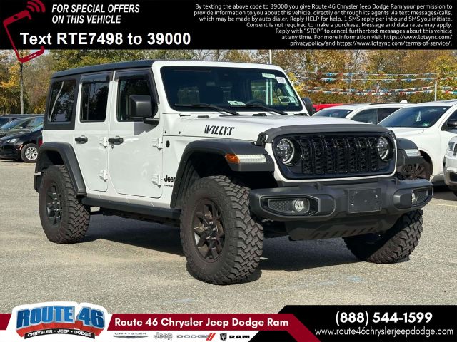 2024 Jeep Wrangler Willys 4 Door 4x4 2024 Jeep Wrangler Willys 4 Door 4x4