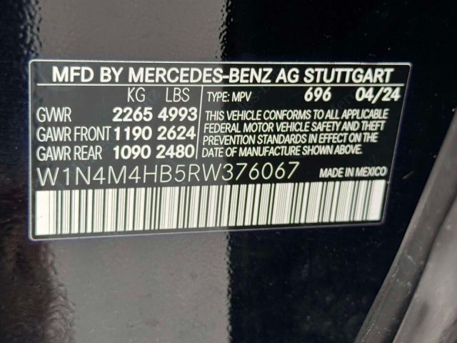 2024 Mercedes-Benz GLB GLB 250 4MATIC SUV 2024 Mercedes-Benz GLB GLB 250 4MATIC SUV