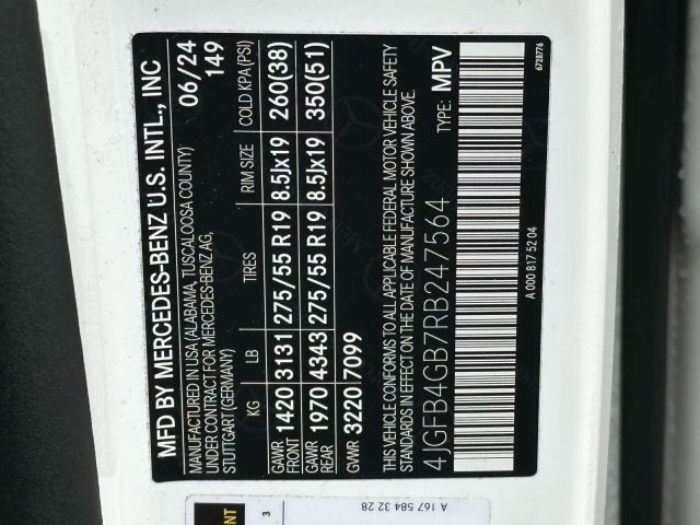 2024 Mercedes-Benz GLE GLE 450e Plug-In Hybrid 4MATIC SUV