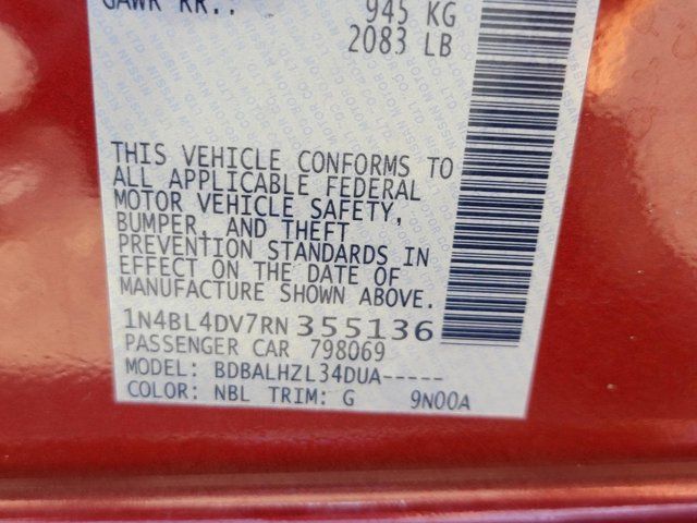 2024 Nissan Altima 2.5 SV