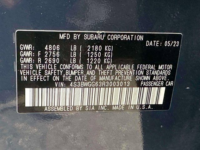 2024 Subaru Legacy Sport 2024 Subaru Legacy Sport