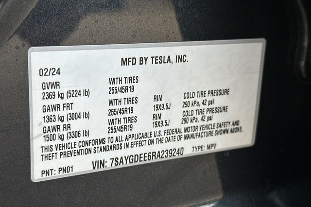 2024 Tesla Model Y Long Range