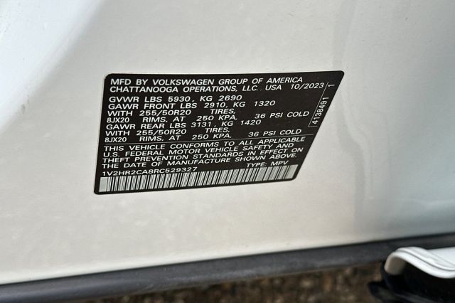 2024 Volkswagen Atlas 2.0T SE w/Technology 2024 Volkswagen Atlas 2.0T SE w/Technology