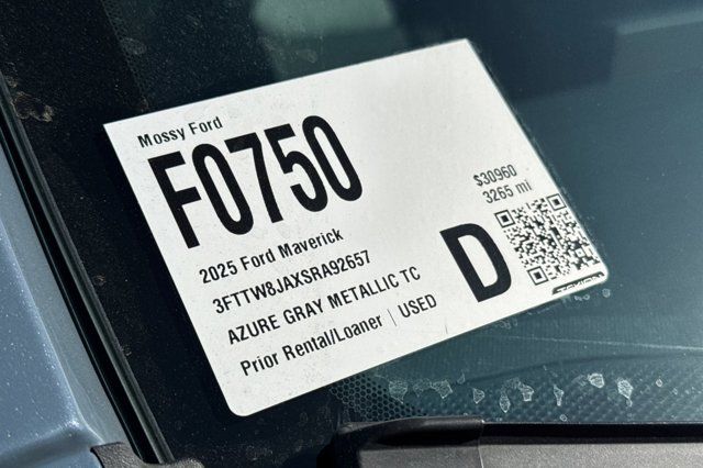 2025 Ford Maverick XLT Pre-Owned