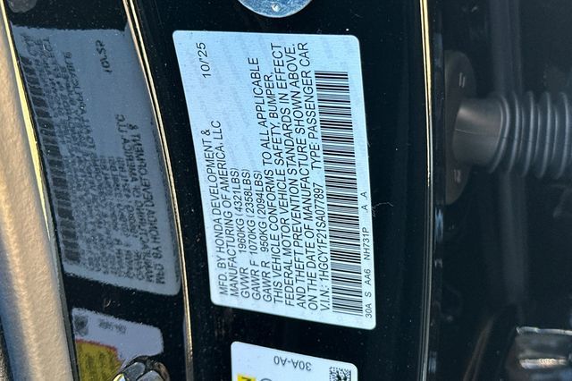 2025 Honda Accord LX