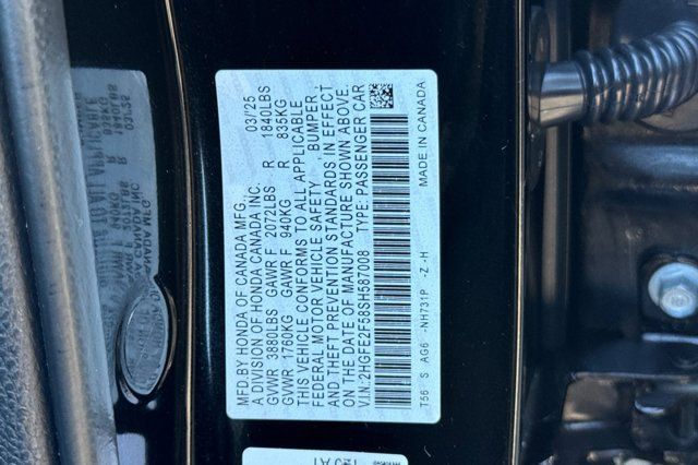 2025 Honda Civic Sedan Sport