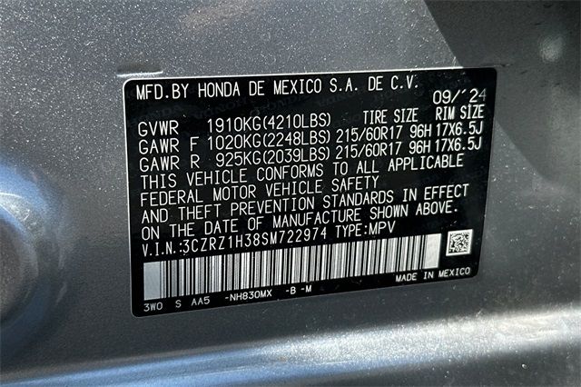 2025 Honda HR-V LX 2025 Honda HR-V LX