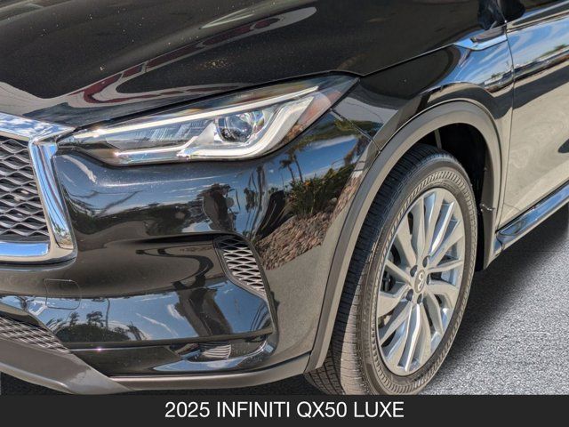 2025 INFINITI QX50 LUXE 2025 INFINITI QX50 LUXE