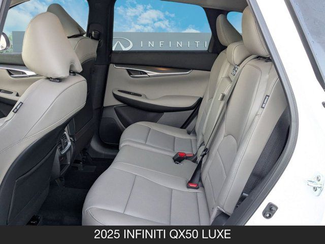 2025 INFINITI QX50 LUXE 2025 INFINITI QX50 LUXE