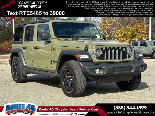 2025 Jeep Wrangler Sport S 4 Door 4x4 2025 Jeep Wrangler Sport S 4 Door 4x4