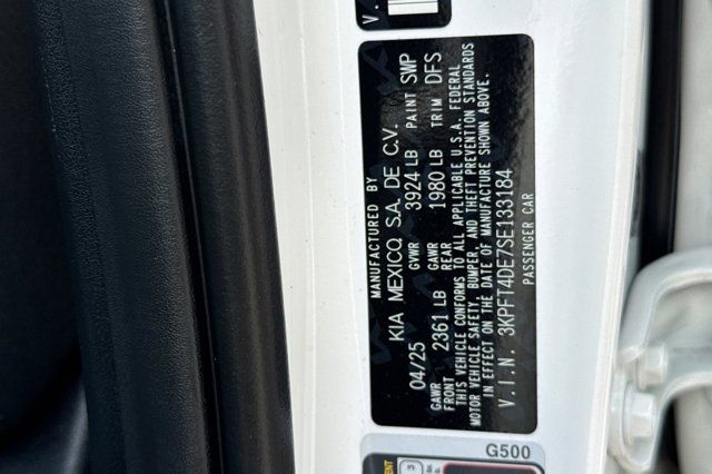 2025 Kia K4 LXS Certified Pre-Owned 2025 Kia K4 LXS Certified Pre-Owned