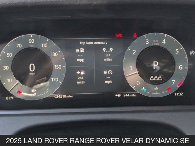 2025 Land Rover Range Rover Velar Dynamic SE