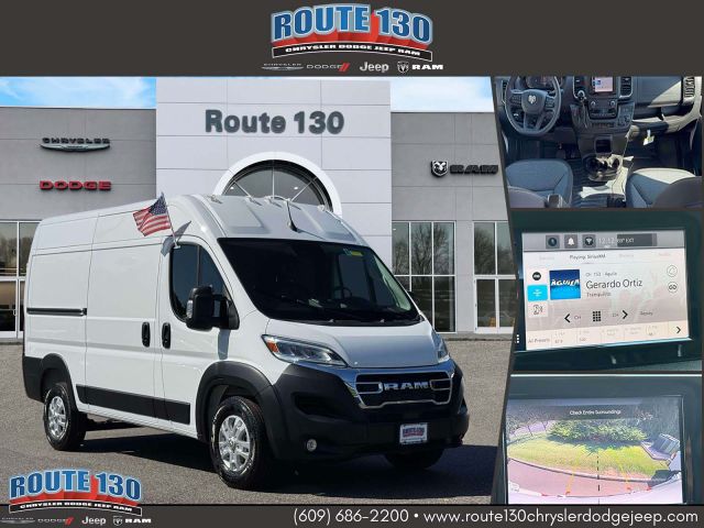 2025 Ram ProMaster Cargo Van SLT 1500 High Roof 136 WB