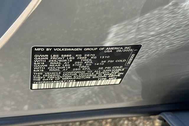 2025 Volkswagen Atlas 2.0T Peak Edition 2025 Volkswagen Atlas 2.0T Peak Edition