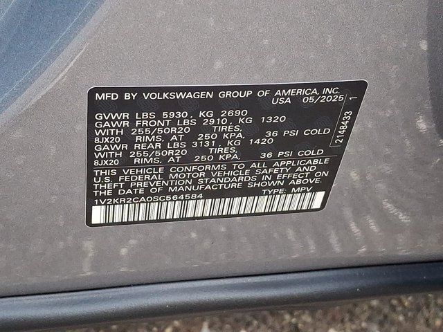 2025 Volkswagen Atlas 2.0T SE w/Technology