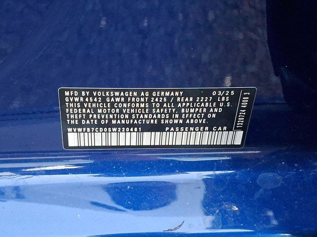 2025 Volkswagen Golf R Black Edition