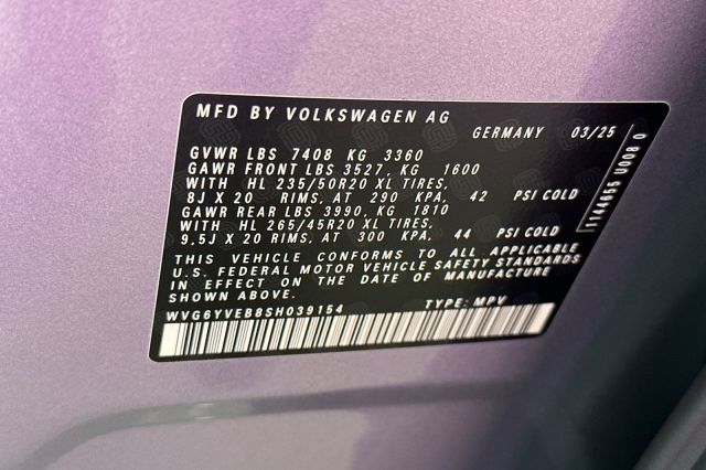 2025 Volkswagen ID. Buzz 1st Edition 2025 Volkswagen ID. Buzz 1st Edition