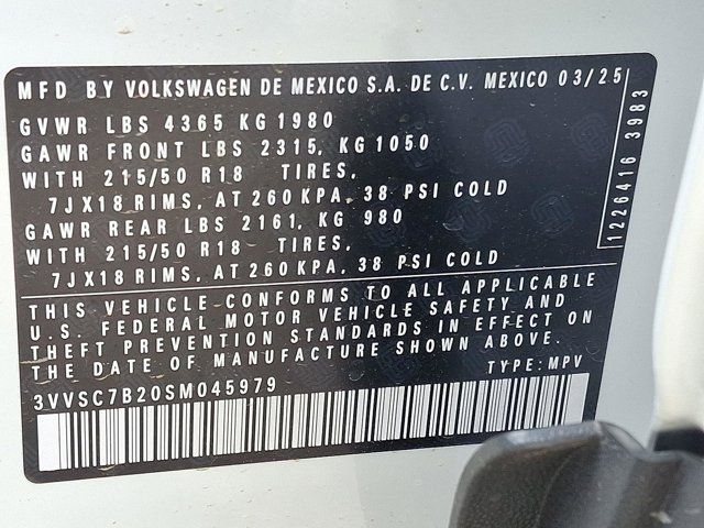 2025 Volkswagen Taos SE