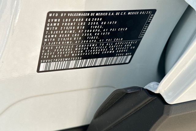 2025 Volkswagen Taos 1.5T SE 2025 Volkswagen Taos 1.5T SE