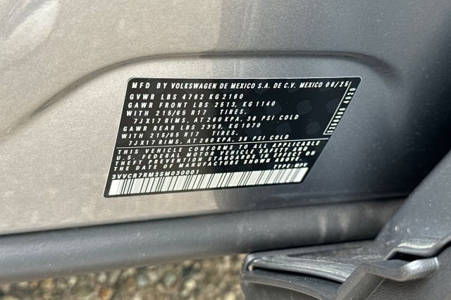 2025 Volkswagen Tiguan 2.0T S 2025 Volkswagen Tiguan 2.0T S