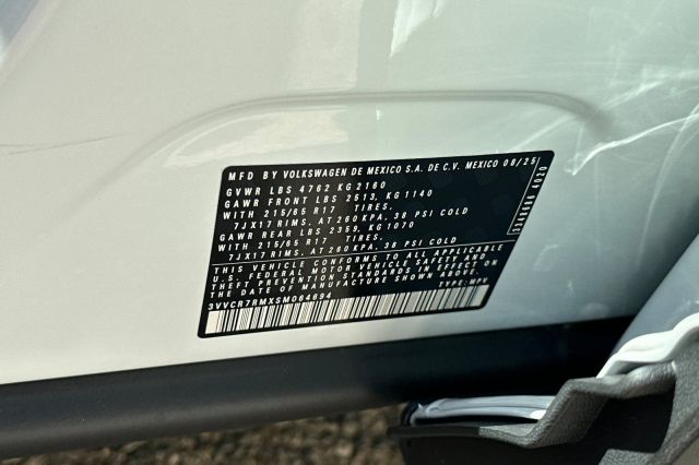 2025 Volkswagen Tiguan 2.0T S 2025 Volkswagen Tiguan 2.0T S