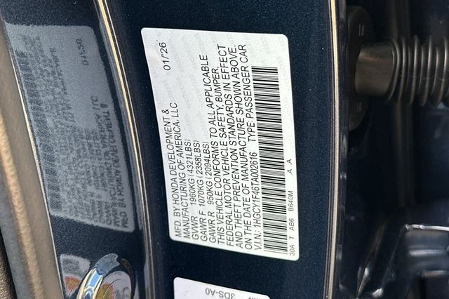 2026 Honda Accord SE 2026 Honda Accord SE