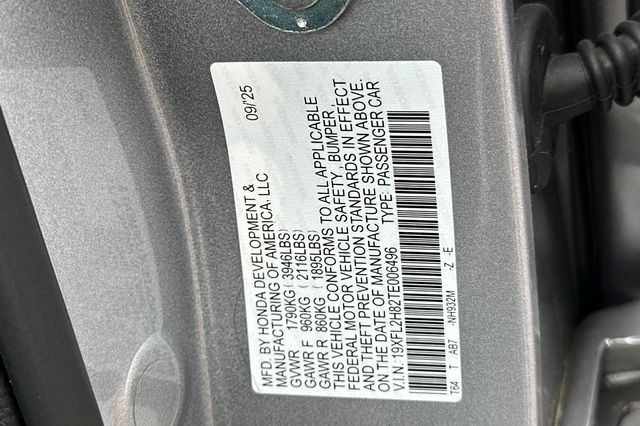 2026 Honda Civic Sport