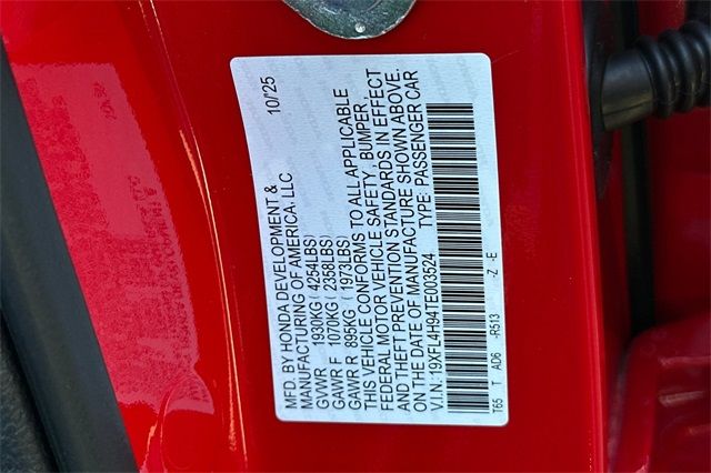 2026 Honda Civic Hybrid Sport Touring 2026 Honda Civic Hybrid Sport Touring