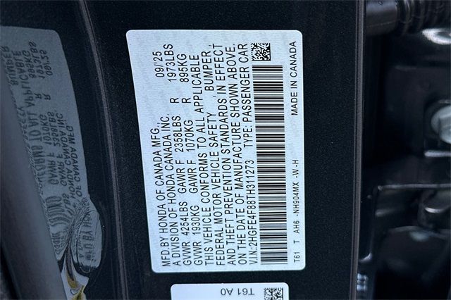 2026 Honda Civic Hybrid Sport 2026 Honda Civic Hybrid Sport