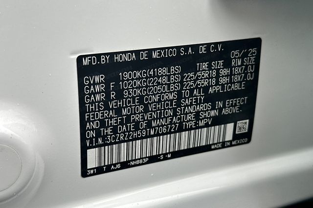 2026 Honda HR-V Sport 2026 Honda HR-V Sport