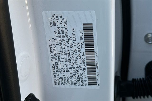 2026 Honda Ridgeline RTL 2026 Honda Ridgeline RTL