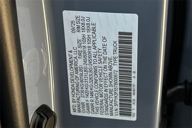 2026 Honda Ridgeline RTL 2026 Honda Ridgeline RTL