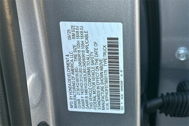 2026 Honda Ridgeline RTL 2026 Honda Ridgeline RTL