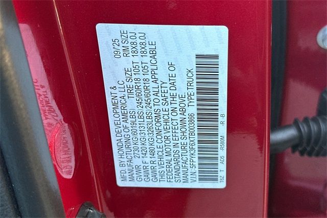 2026 Honda Ridgeline TrailSport 2026 Honda Ridgeline TrailSport